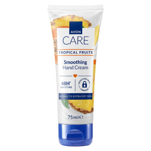 Wygładzający krem do rąk Tropikalne Owoce z ekstraktem ananasa, mango i papai