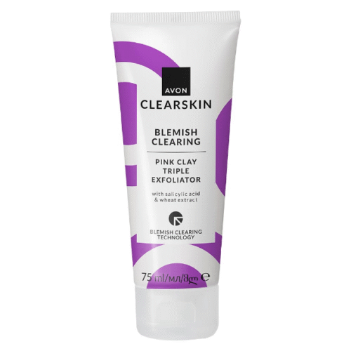 Oczyszczający peeling z różową glinką Clearskin – 75 ml